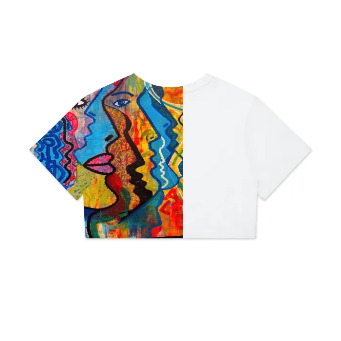 Street Art Women's Boxy Cropped Tee