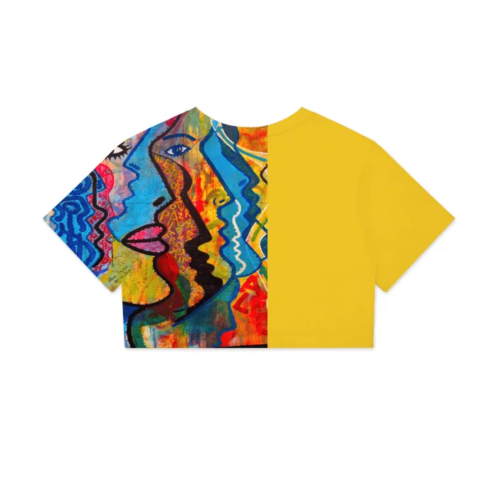Street Art Women's Boxy Cropped Tee