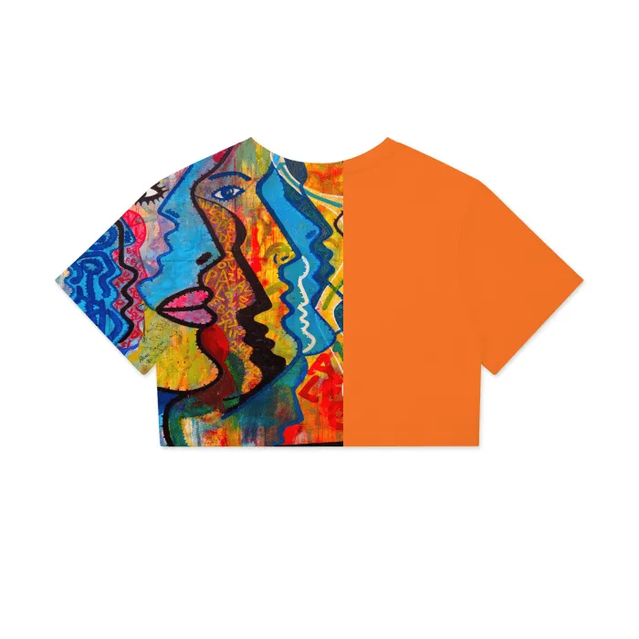 Street Art Women's Boxy Cropped Tee