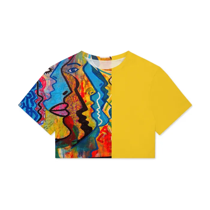Street Art Women's Boxy Cropped Tee