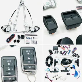 Enhanced Electric Window & Central Locking Kit with Alarm for T4 (Tailgate Model)