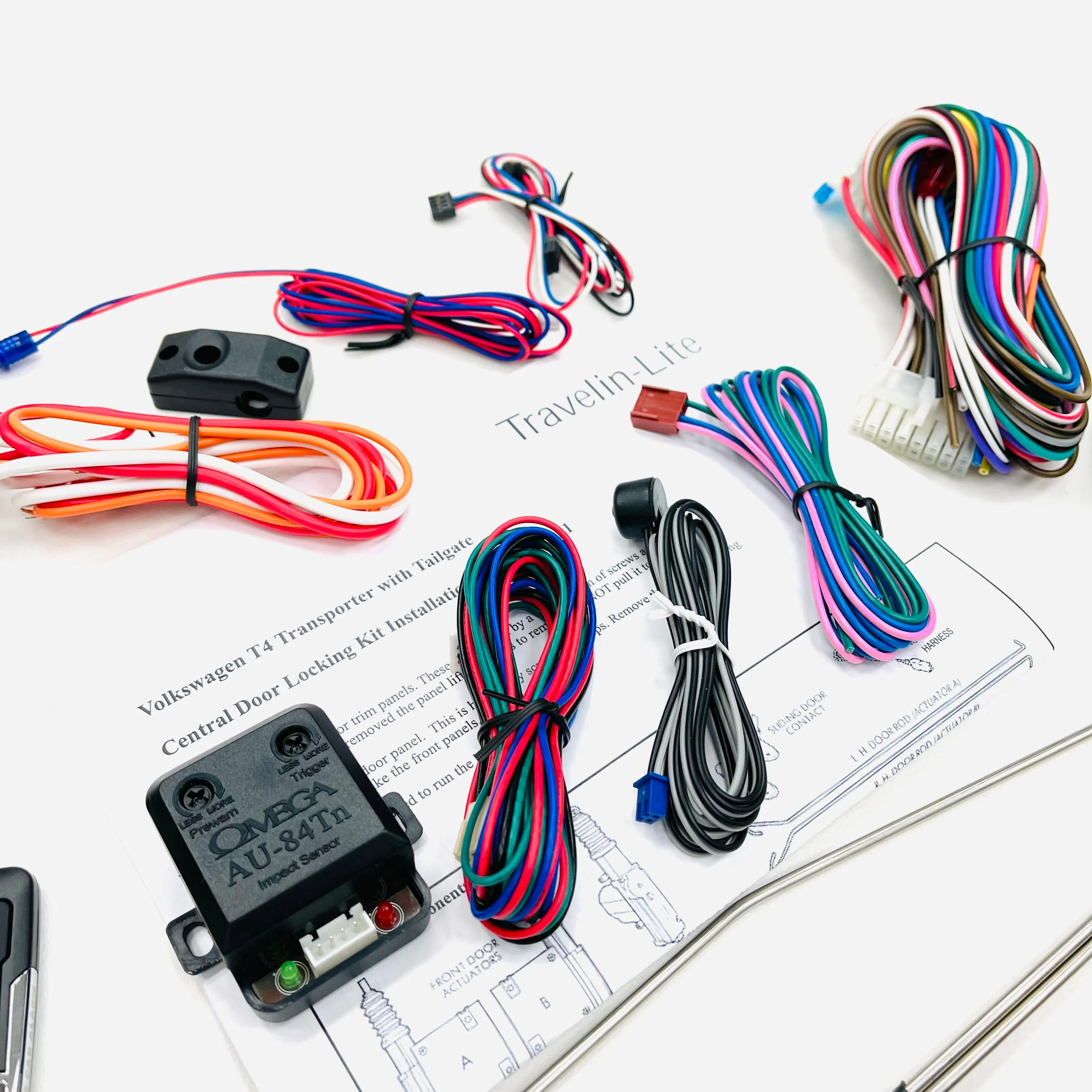 Enhanced Electric Window & Central Locking Kit with Alarm for T4 (Tailgate Model)