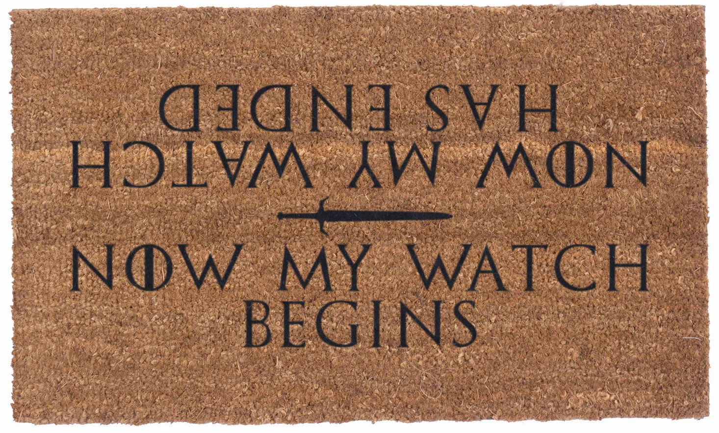 The Watch Vinyl Coir Doormat