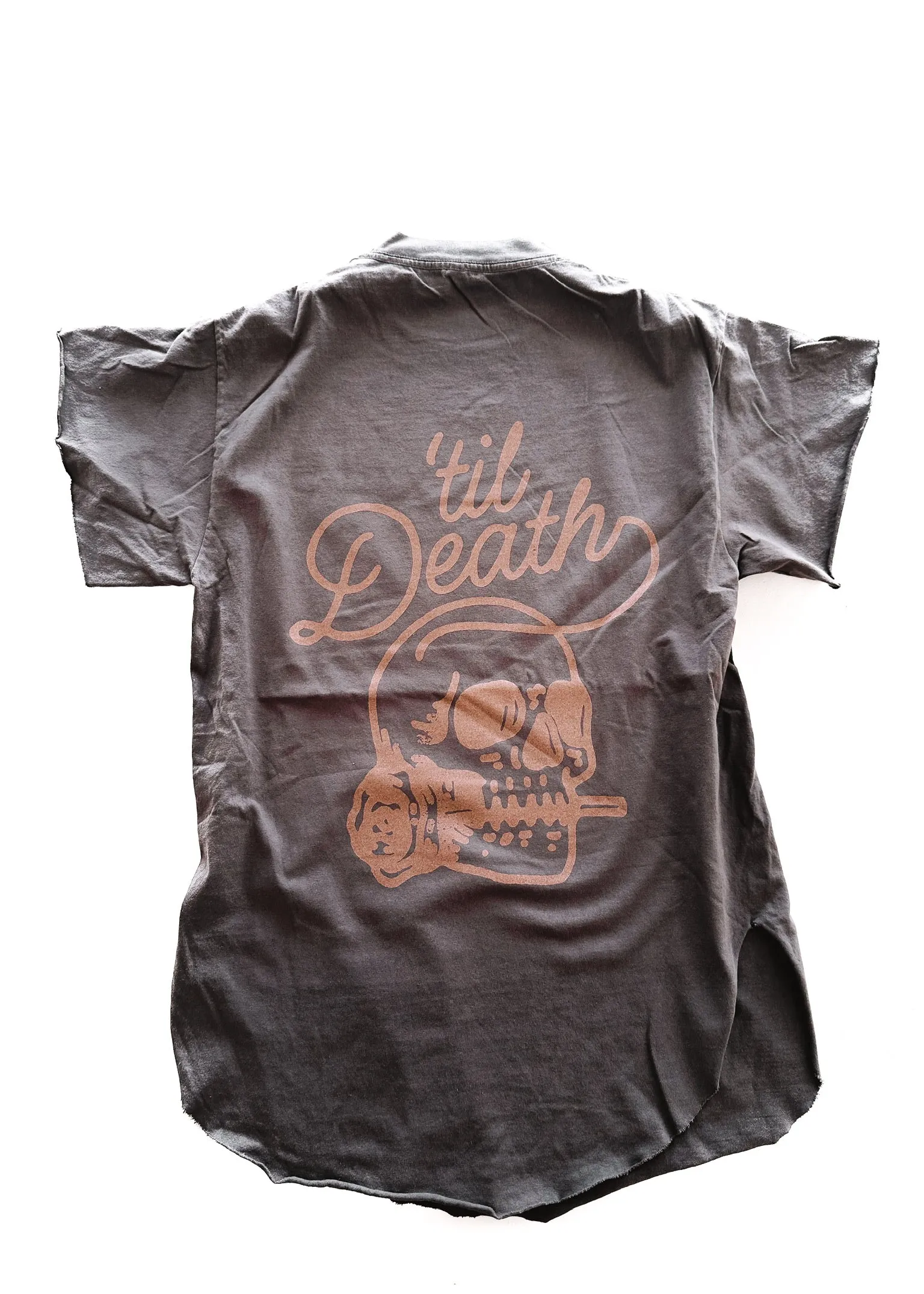 'TIL DEATH MY LOVE SIDE SLIT TEE