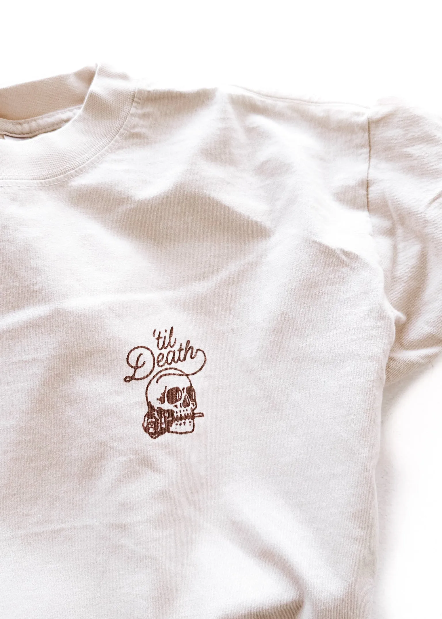 'TIL DEATH MY LOVE SIDE SLIT TEE