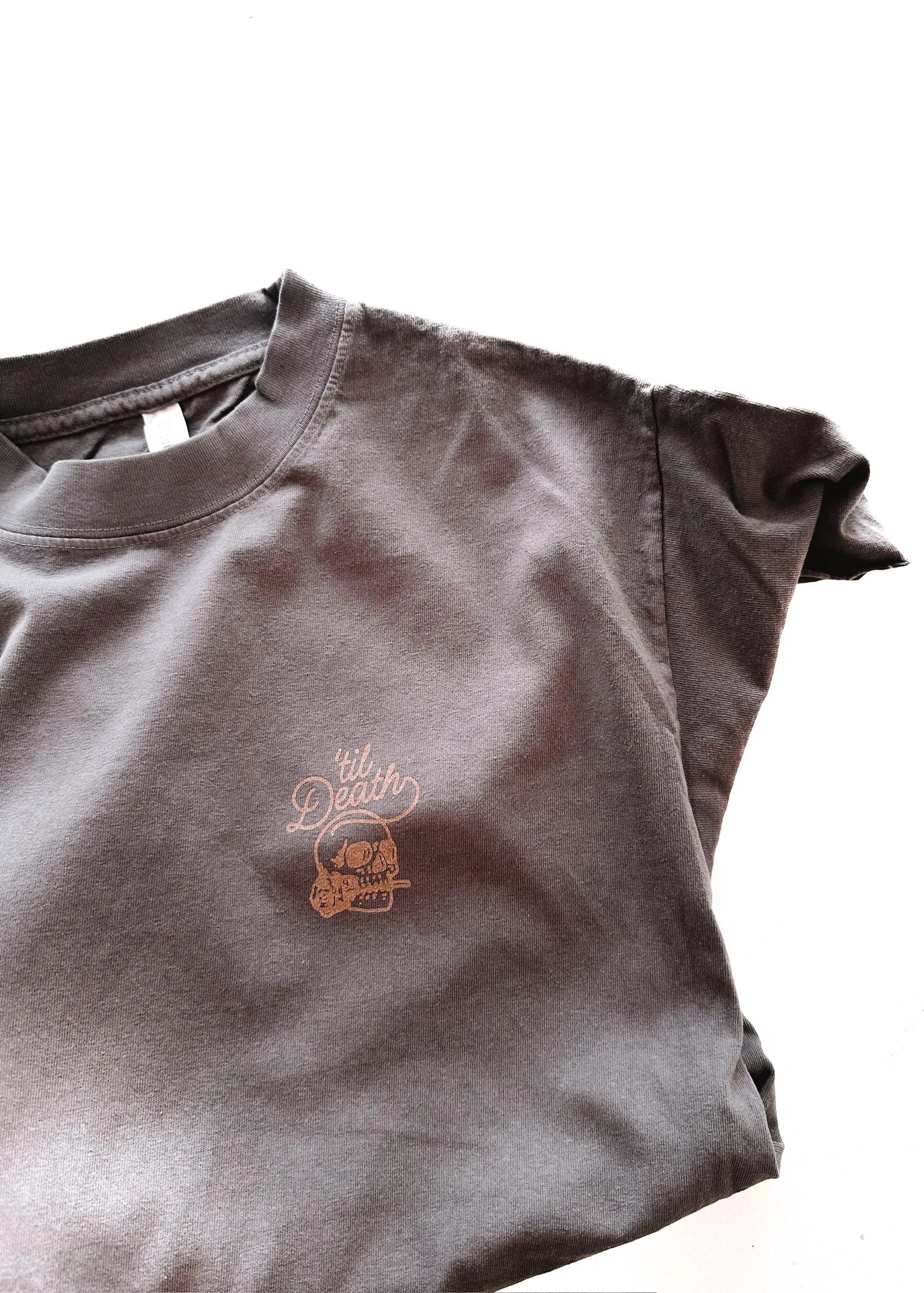 'TIL DEATH MY LOVE SIDE SLIT TEE