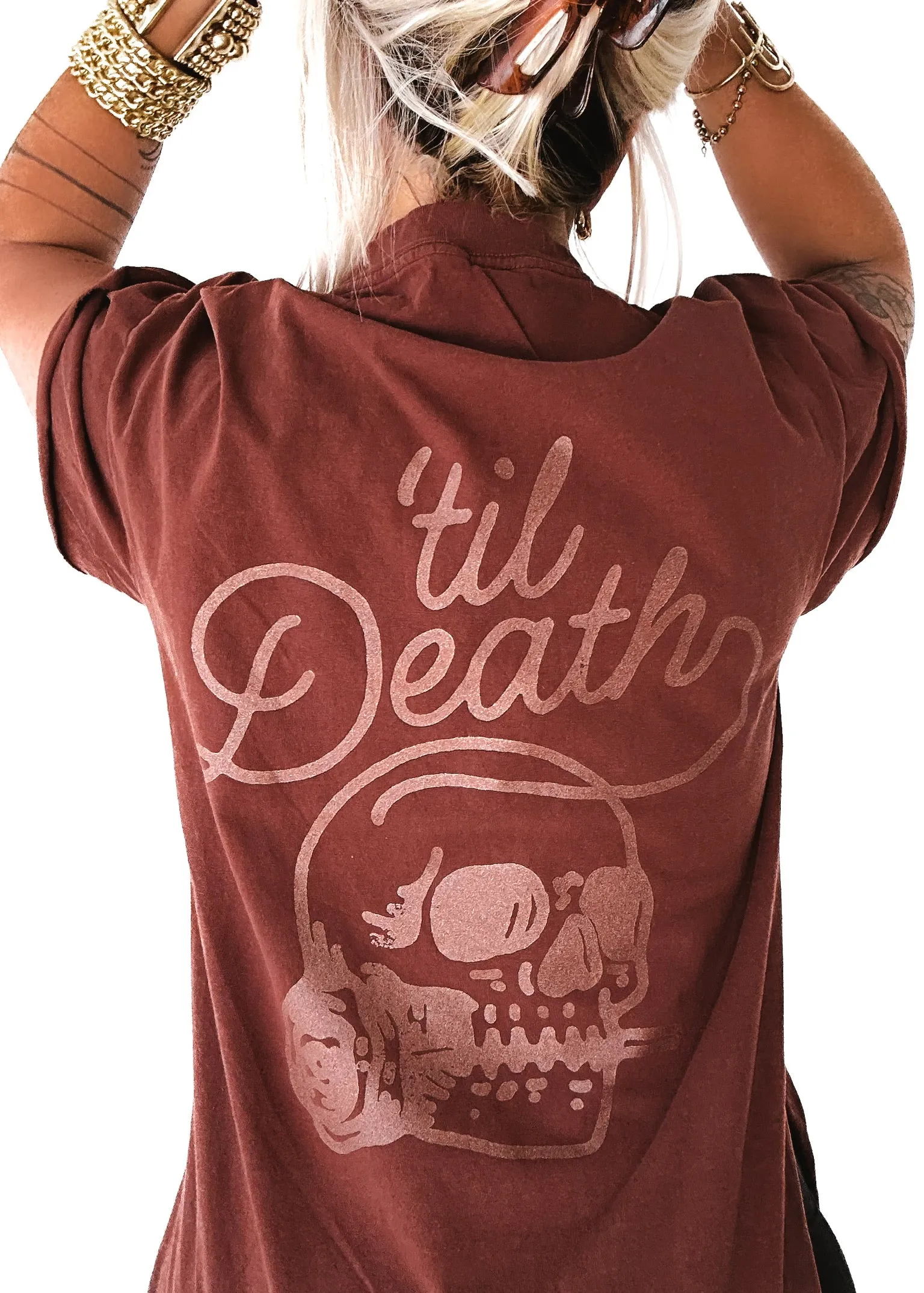 'TIL DEATH MY LOVE SIDE SLIT TEE