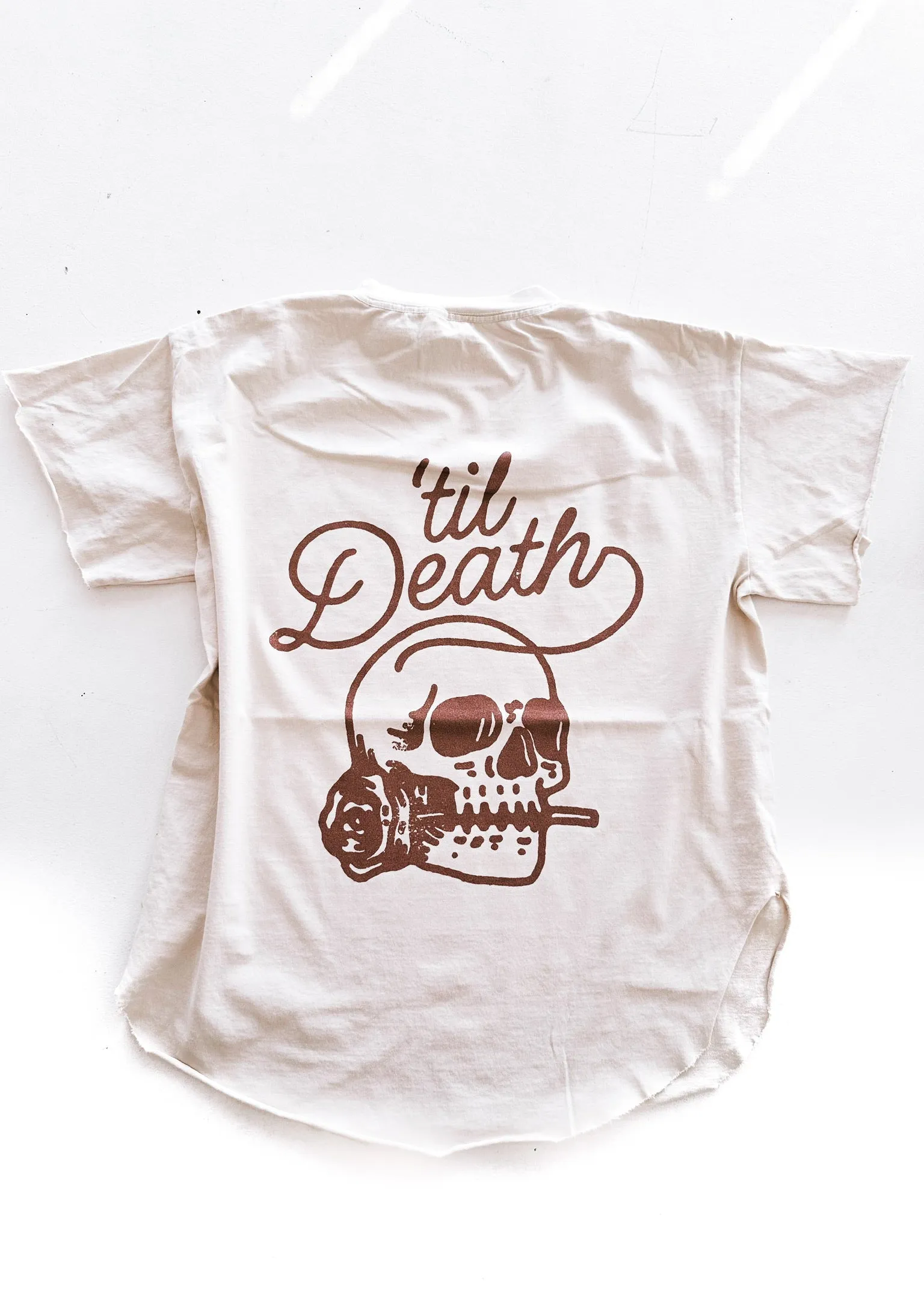 'TIL DEATH MY LOVE SIDE SLIT TEE