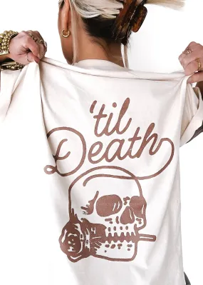 'TIL DEATH MY LOVE SIDE SLIT TEE