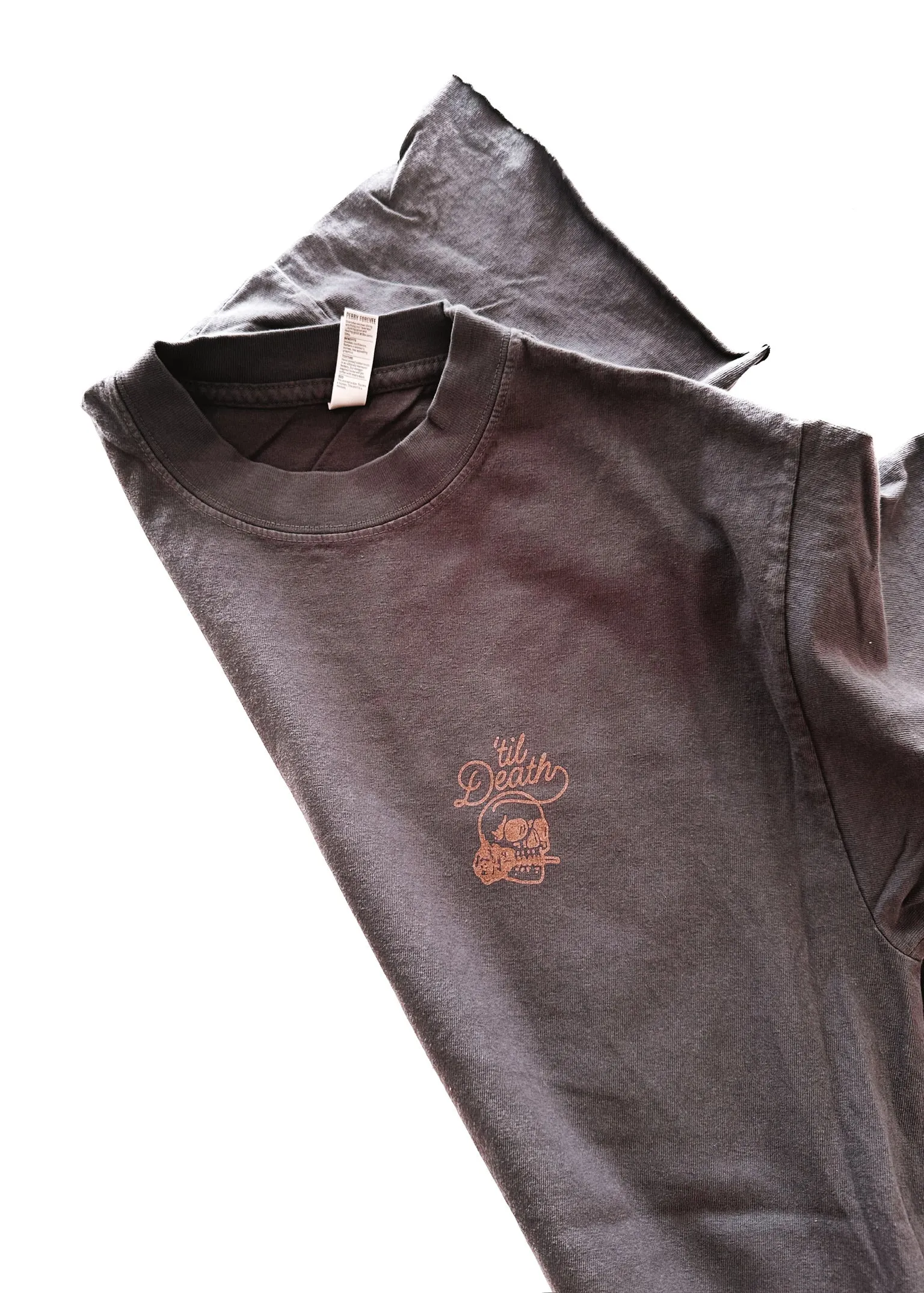'TIL DEATH MY LOVE SIDE SLIT TEE