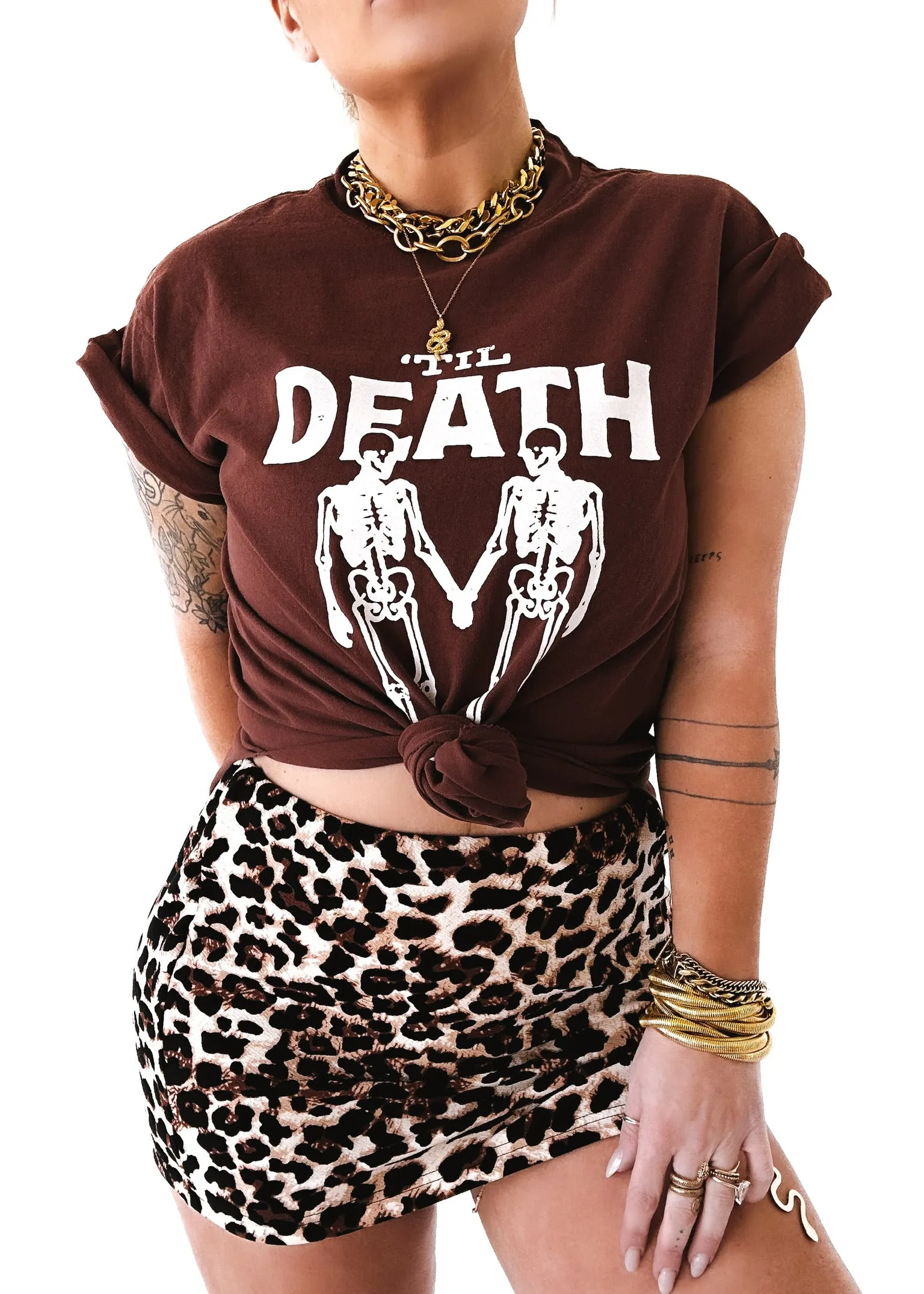 'TIL DEATH SIDE SLIT TEE