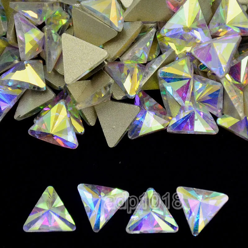 Top Czech AB Crystal Multi-Shape Rhinestone Flatbacks Nail Art Decoration