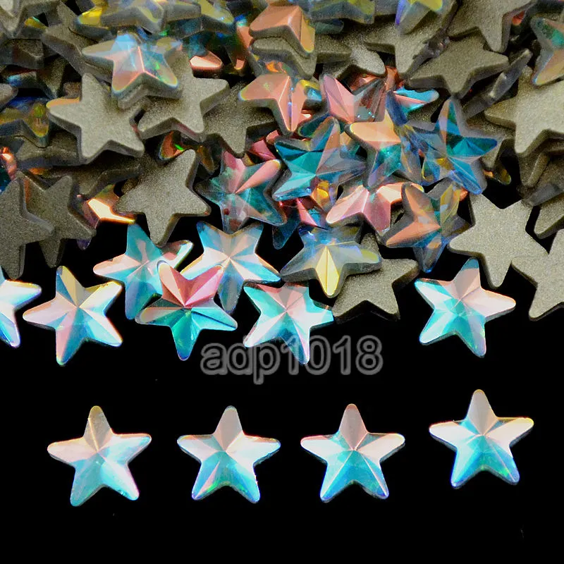 Top Czech AB Crystal Multi-Shape Rhinestone Flatbacks Nail Art Decoration