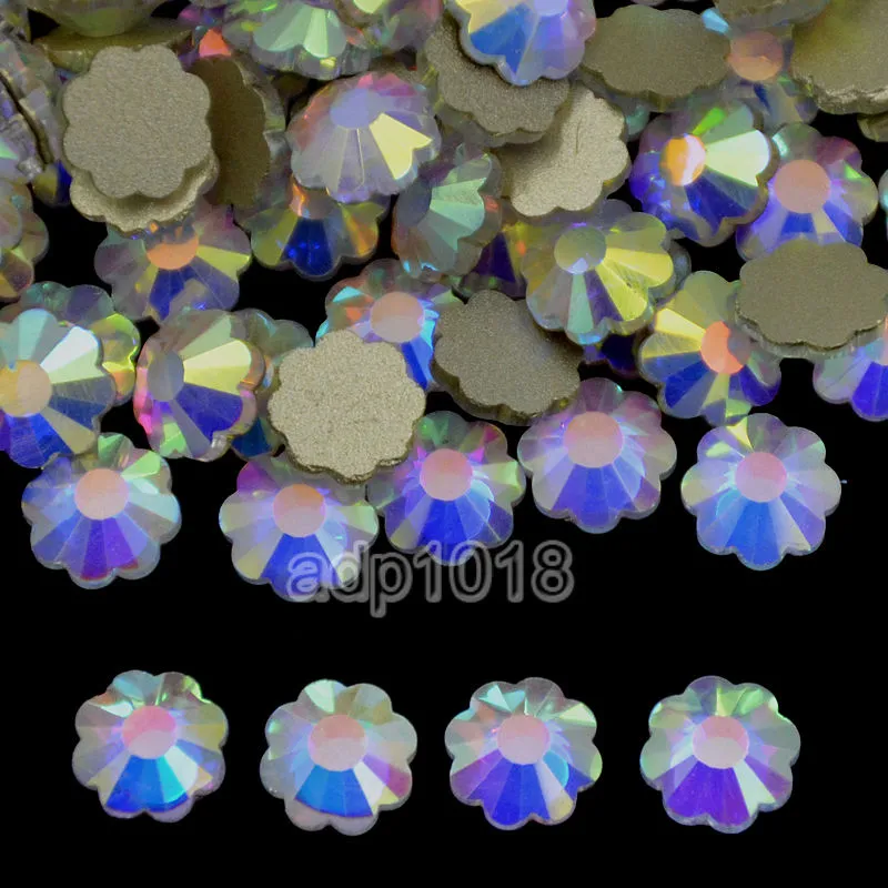 Top Czech AB Crystal Multi-Shape Rhinestone Flatbacks Nail Art Decoration