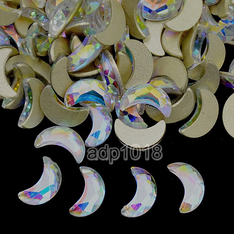 Top Czech AB Crystal Multi-Shape Rhinestone Flatbacks Nail Art Decoration