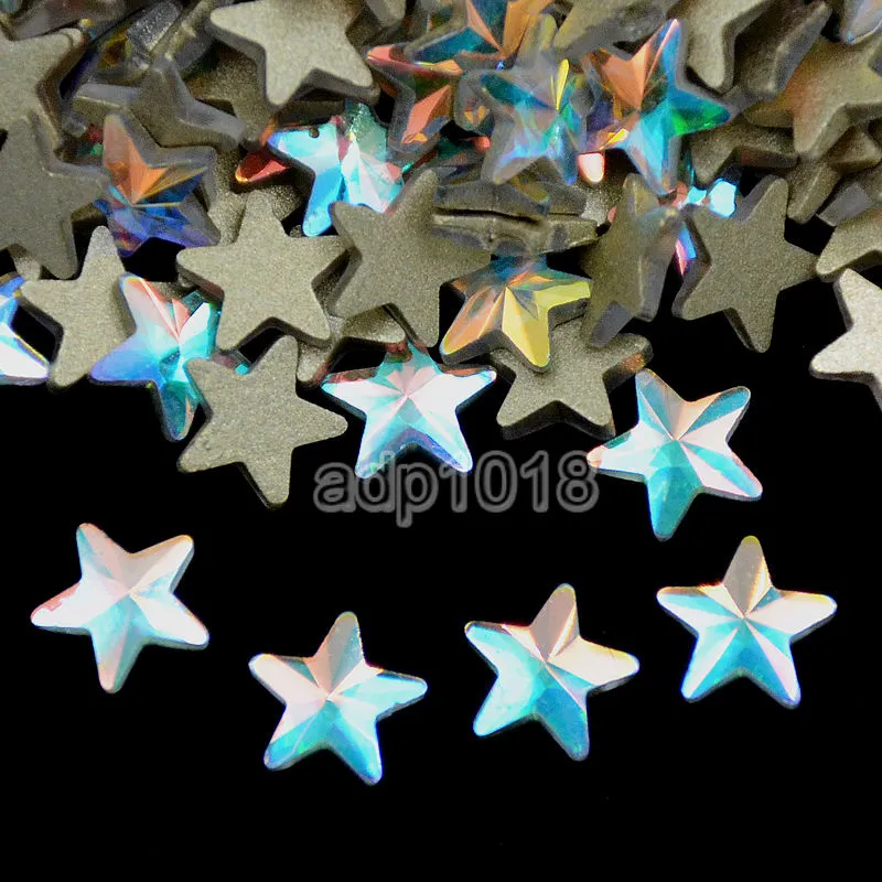 Top Czech AB Crystal Multi-Shape Rhinestone Flatbacks Nail Art Decoration