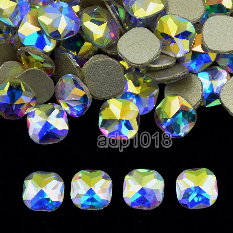 Top Czech AB Crystal Multi-Shape Rhinestone Flatbacks Nail Art Decoration
