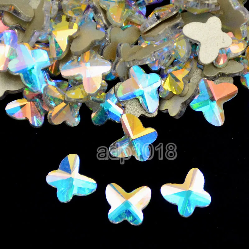 Top Czech AB Crystal Multi-Shape Rhinestone Flatbacks Nail Art Decoration