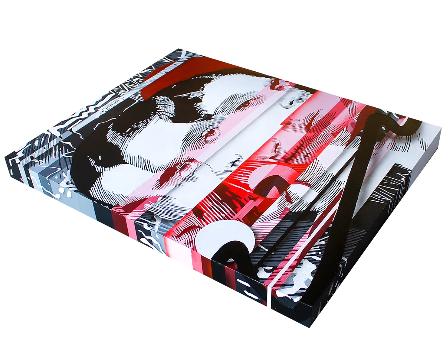 Trillizos Original Spray Paint Painting by AL Grime