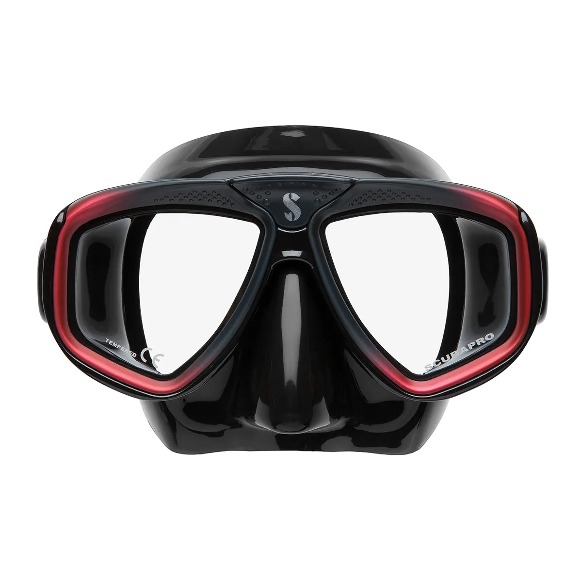 Used ScubaPro Zoom Evo Dive Mask Color: BLK/Red