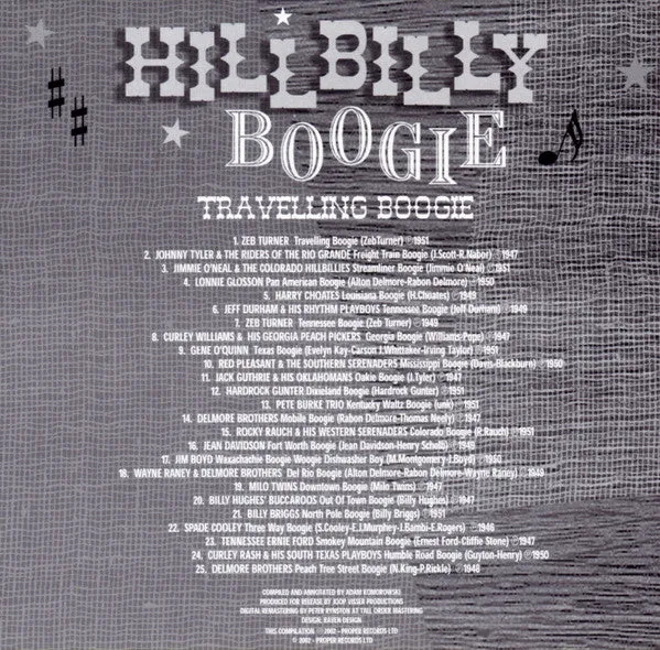 Various - Hillbilly Boogie - CD