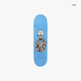 Vault Portrait Blue Skateboard Art Deck by Vans x Takashi Murakami TM/KK