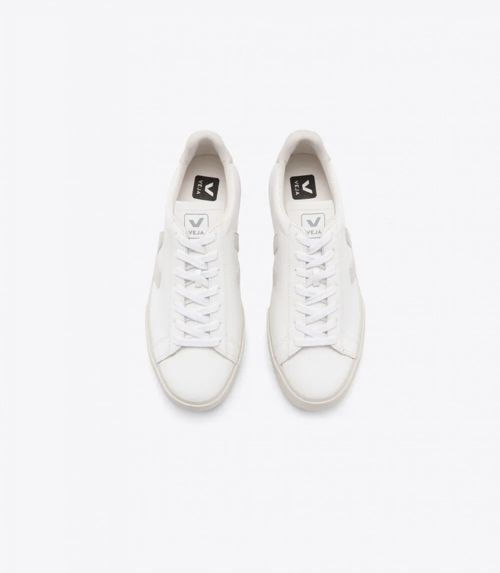 VEJA Campo Leather Sneakers - Extra White/Natural Suede