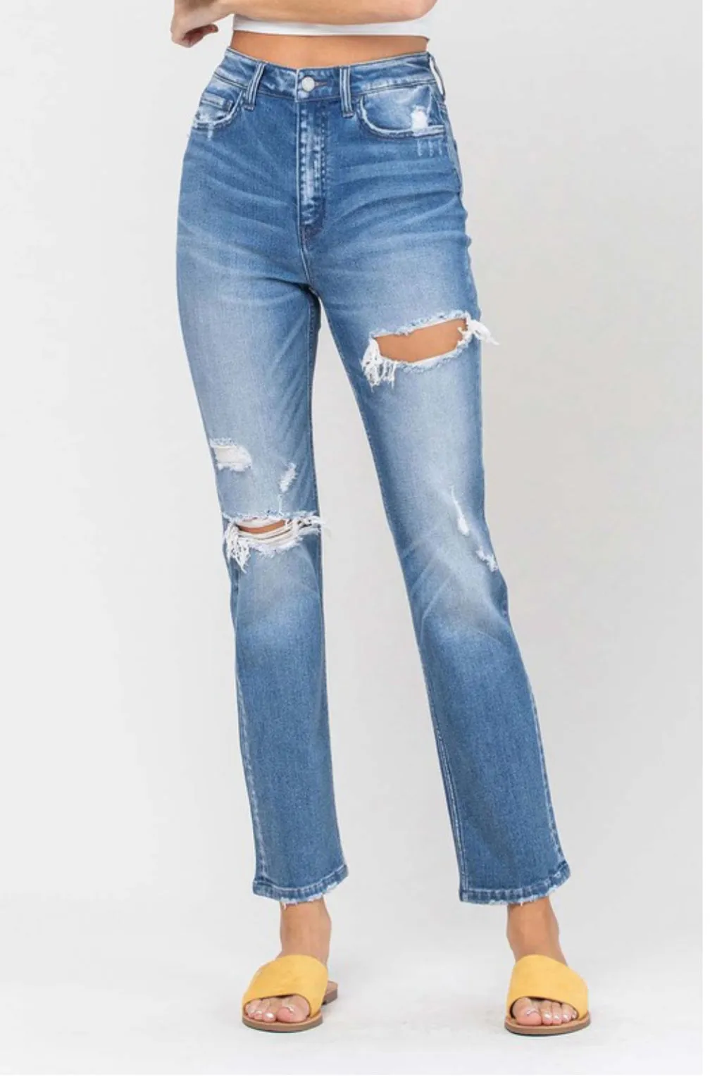 Vervet by Flying Monkey Leona High Rise Jeans