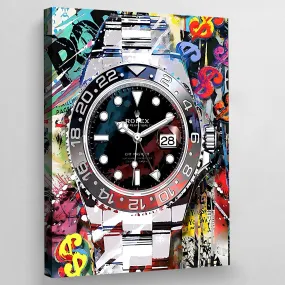 Watch Pop Art Canvas