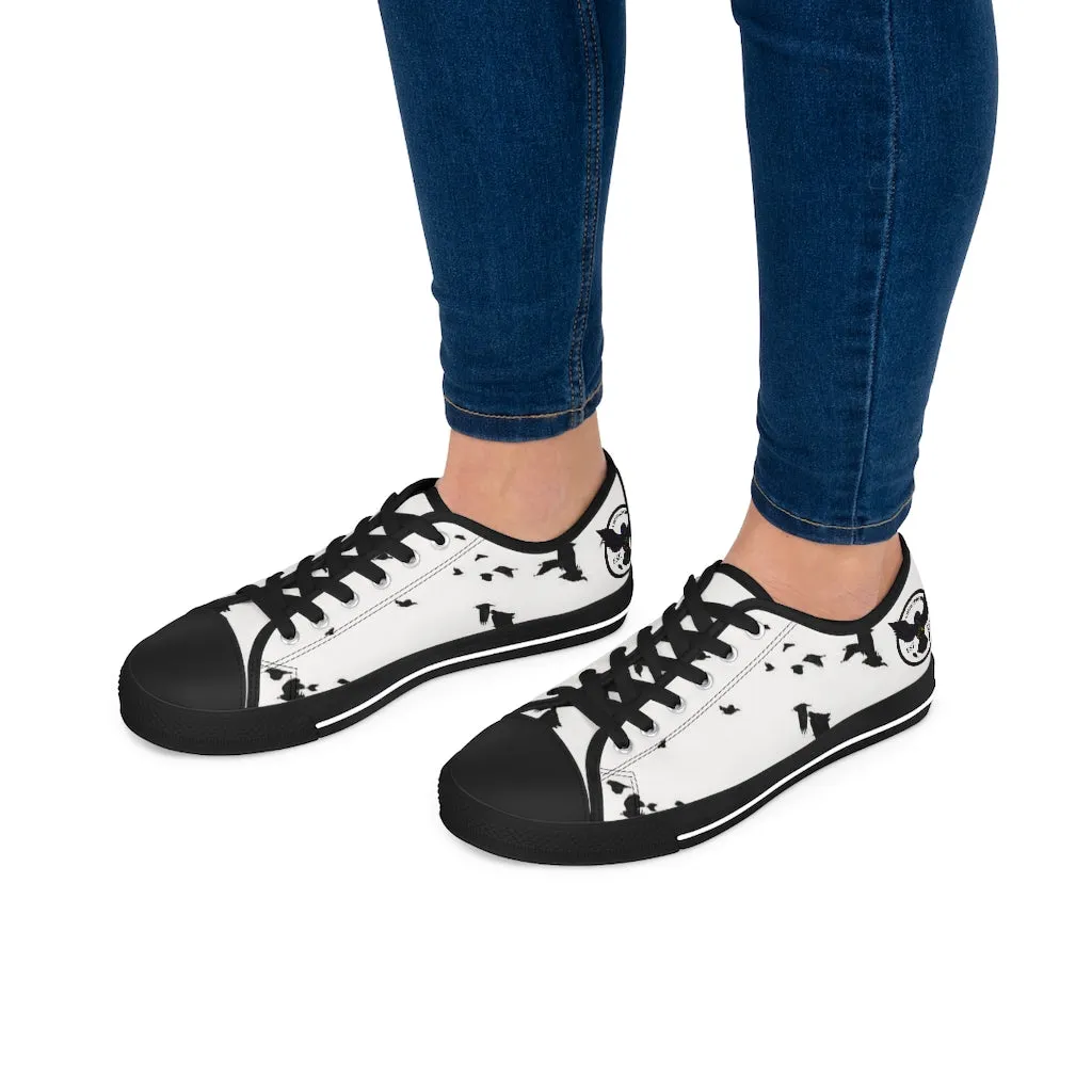 Women's Crowgodshi Flock of Crows Low Top Sneakers