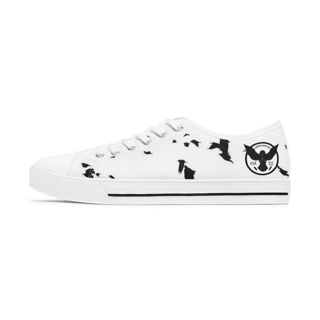 Women's Crowgodshi Flock of Crows Low Top Sneakers
