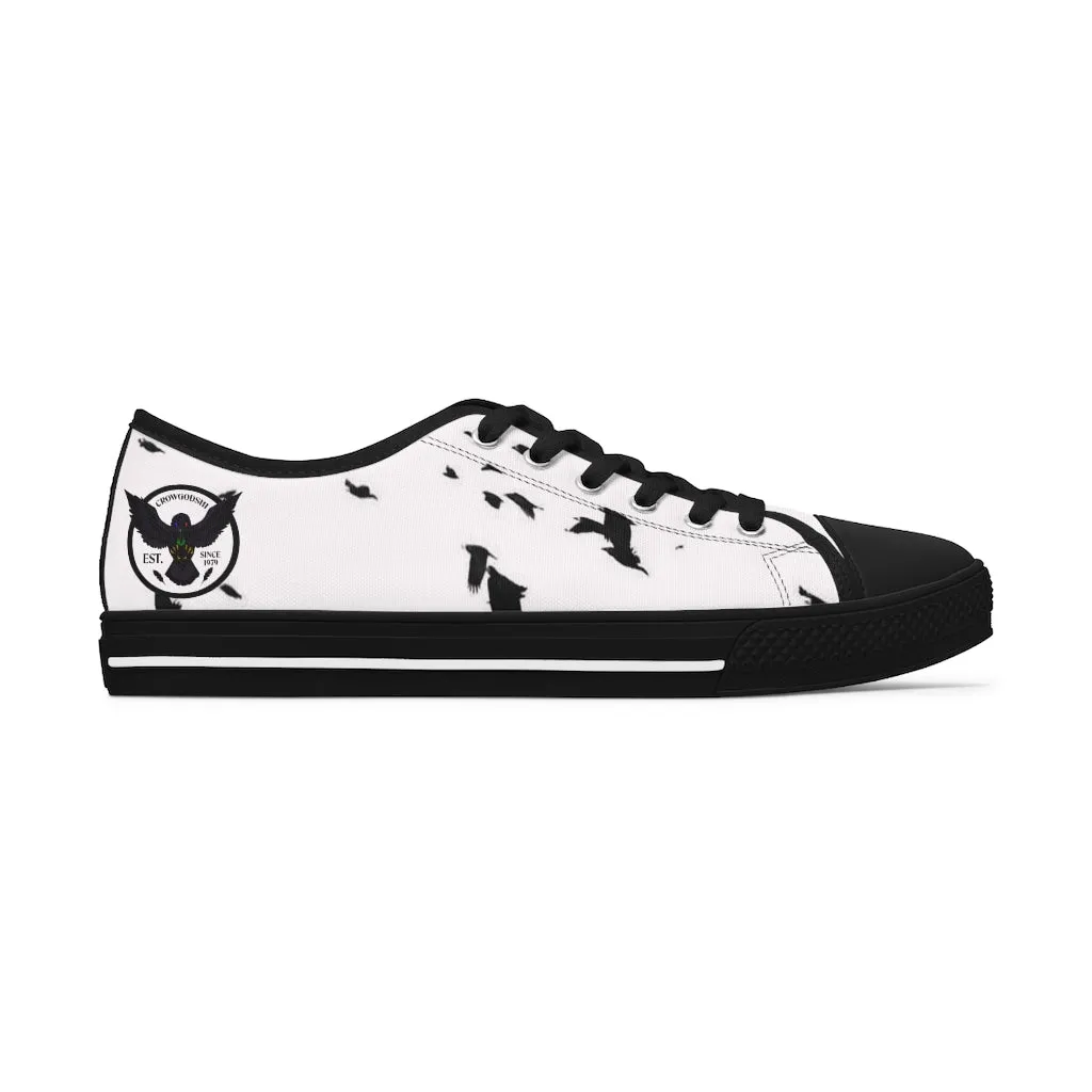 Women's Crowgodshi Flock of Crows Low Top Sneakers
