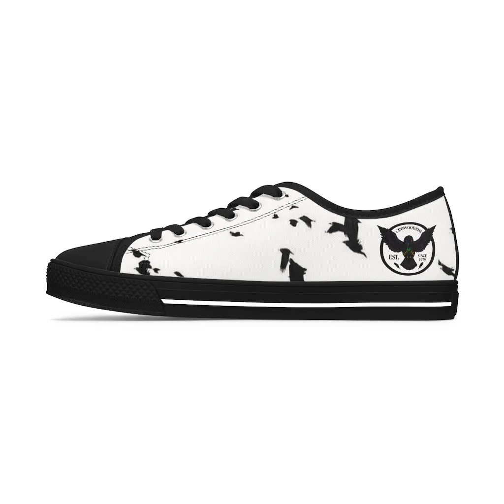 Women's Crowgodshi Flock of Crows Low Top Sneakers
