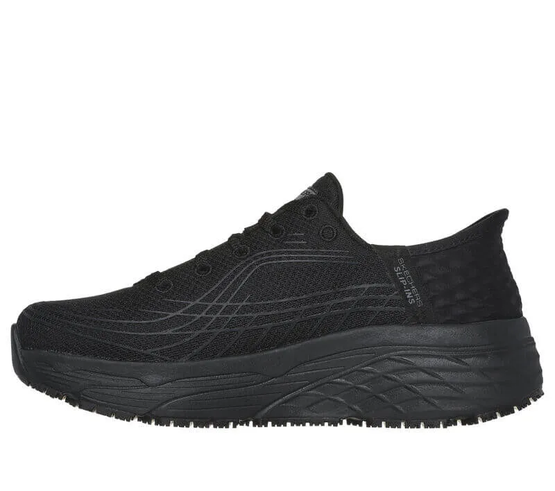 Womens Slip-ins Max Cushioning Elite Slip Resistant Shoe Black