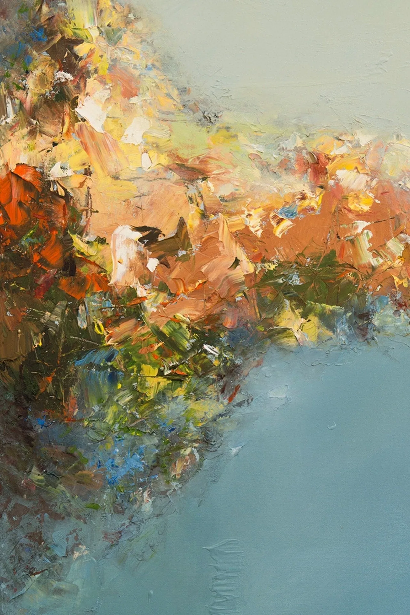 YangYang Pan Abstract Landscape Painting